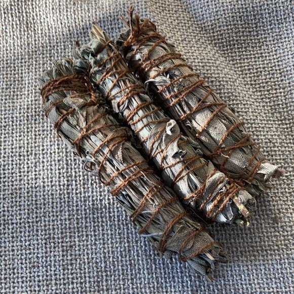 Blue sage 6” smudge sticks set of 3 - Picture 1 of 1